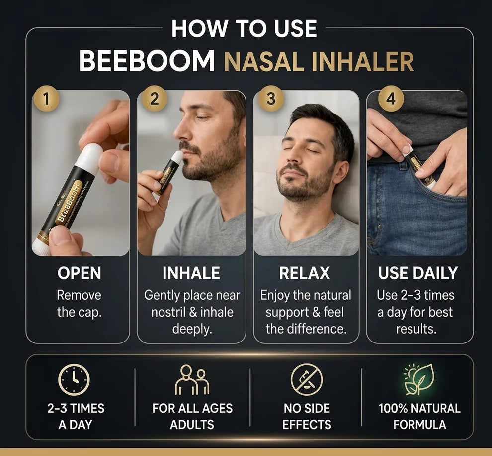 Ximonth Bee Venom Nasal Inhaler for Men's Sex Timing - 100% Natural Solution for men's