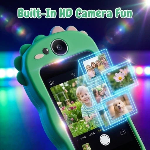 Kids Dinosaur Smart Touch Phone – Educational Camera & Learning Toy for Kids