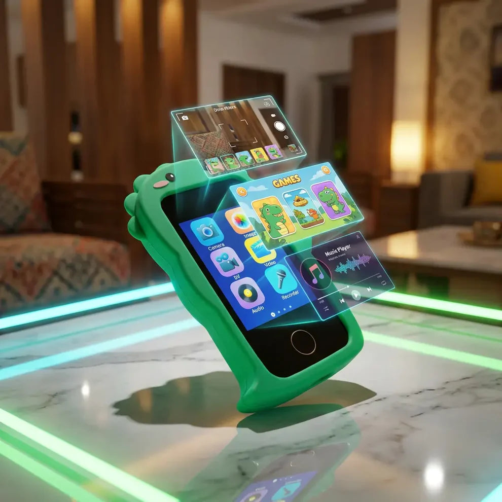 Kids Dinosaur Smart Touch Phone – Educational Camera & Learning Toy for Kids