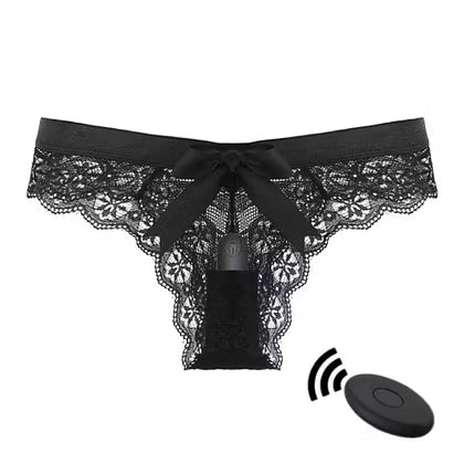 Lace underwear for discreet pleasure