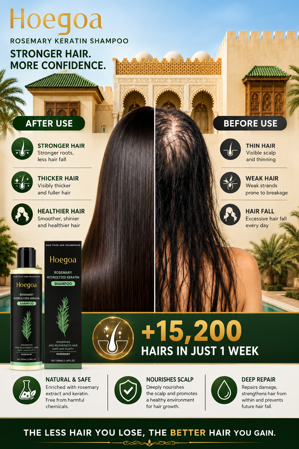 Hoegoa Rosemary Hydrolyzed Keratin Shampoo