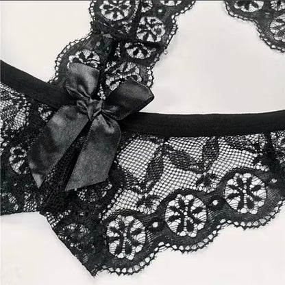 Lace underwear for discreet pleasure