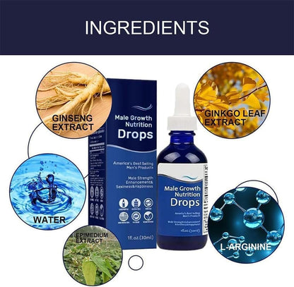Revitahepa Male Growth Nutrition Drops, Nexusbio Complex Men's Drops, Revitahepa Drops for Men.