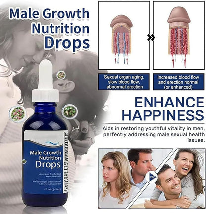 Revitahepa Male Growth Nutrition Drops, Nexusbio Complex Men's Drops, Revitahepa Drops for Men.