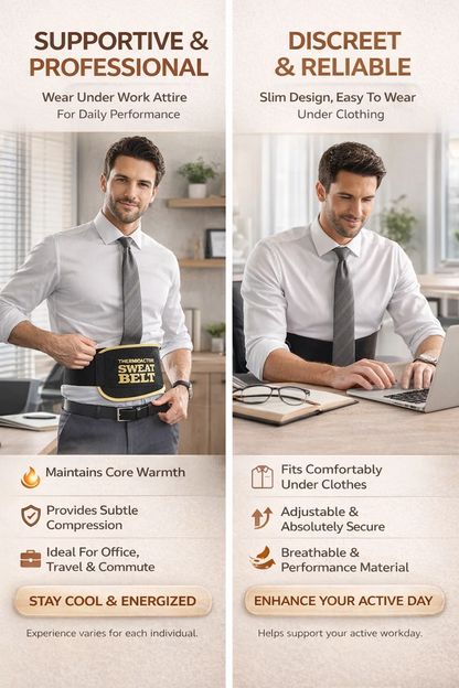 ( Imported Stuffed ) Full Size Instant Sweat Pro Waist Belt For Men & Women. Universal Adjustabl Size