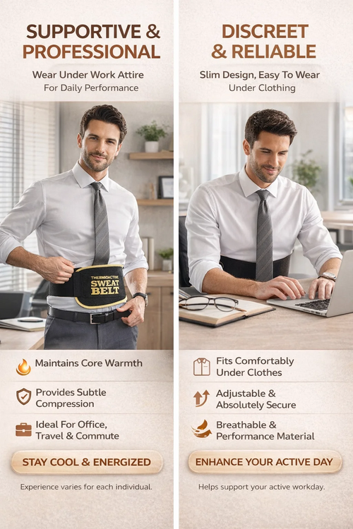 ( Imported Stuffed ) Full Size Instant Sweat Pro Waist Belt For Men & Women. Universal Adjustabl Size