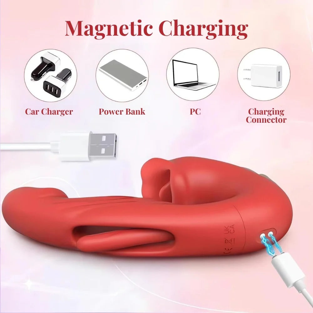 💋 Sale 70% OFF 💋 2026 Upgraded LUVORA™ 4-in-1 Flapping & Licking Vibrator