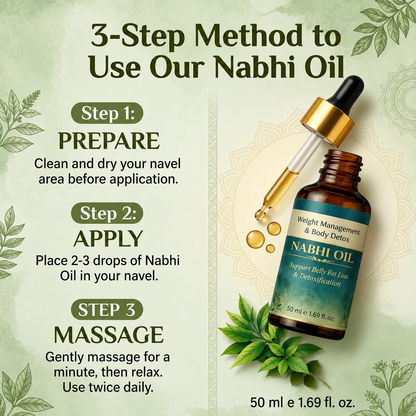 🎁EK K SAATH 1 MUFT LIMITED TIME OFFER🔥Weight Management and Body Detox Nabhi Oil (50ML + 50ML)