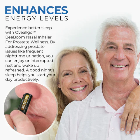 Last Day Of Discount 🔥 Oveallgo – BEEBOOM Nasal Inhaler for Prostate Wellness (Original)