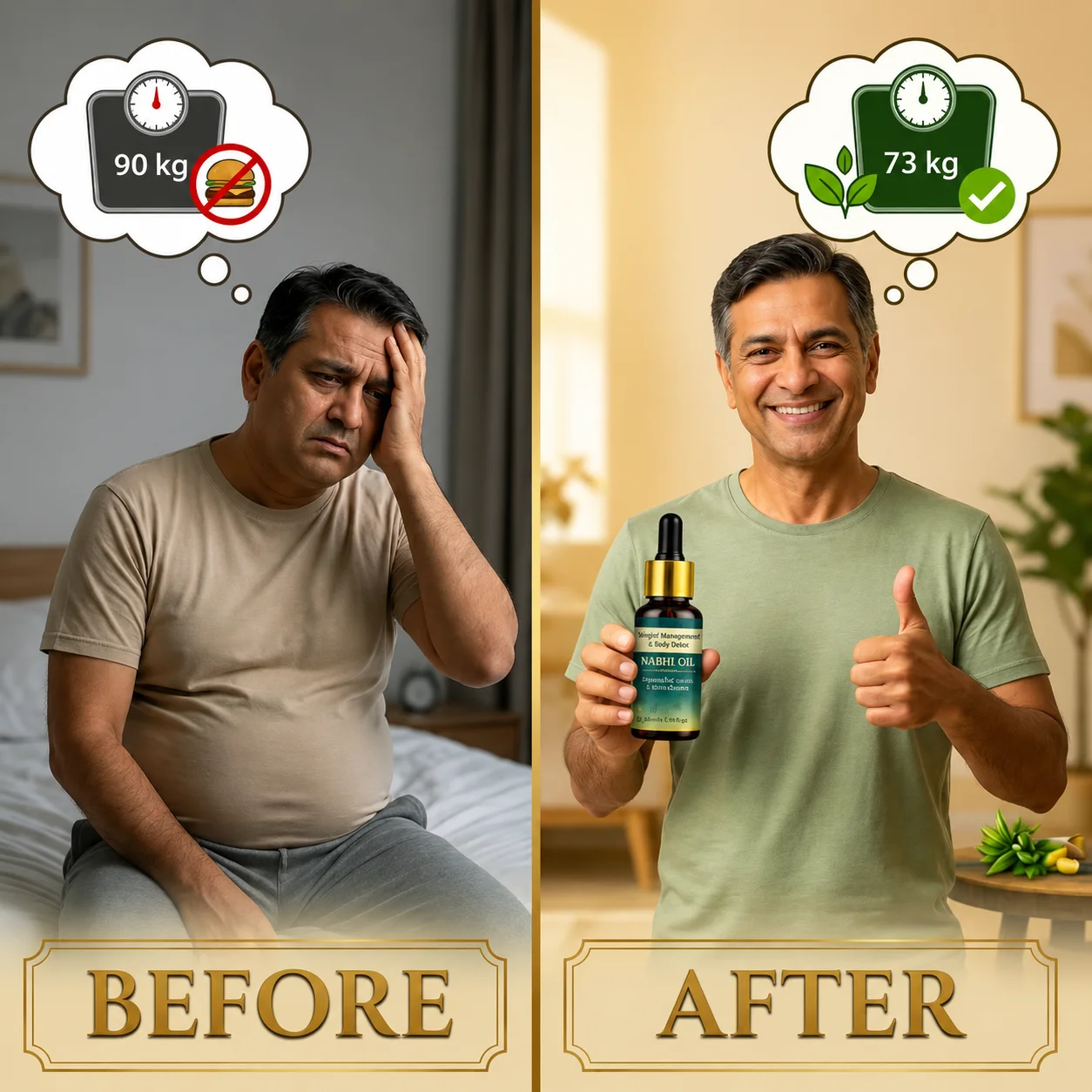 🎁EK K SAATH 1 MUFT LIMITED TIME OFFER🔥Weight Management and Body Detox Nabhi Oil (50ML + 50ML)