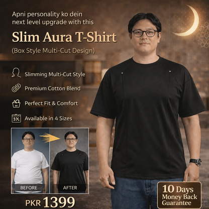 Slim Aura Box T-Shirt for Smart Look